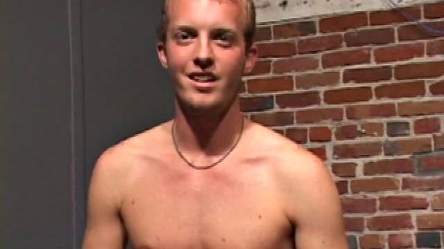 This open minded 21 year old is hot and loves to party. An avid swimmer, he works out a lot and isn't afraid to jack off in public. Once naked, his hands find his cock, and Sydney strokes it standing up.