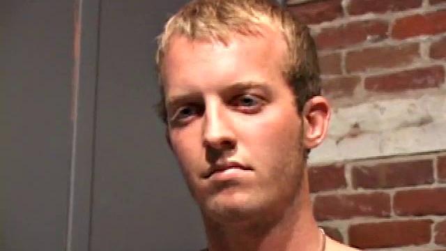 This open minded 21 year old is hot and loves to party. An avid swimmer, he works out a lot and isn't afraid to jack off in public. Once naked, his hands find his cock, and Sydney strokes it standing up.