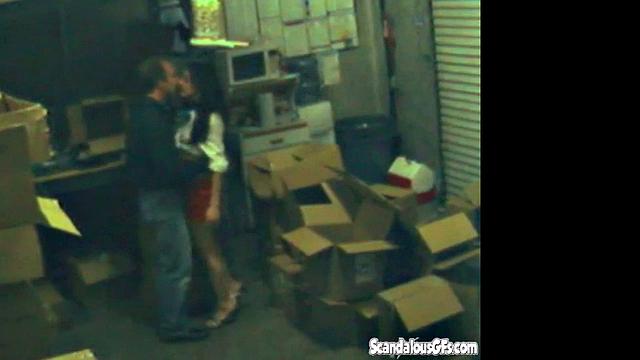 Naughty Secretary and Boss get caught fucking in the office - hardcore ass fucking and doggystyle action!