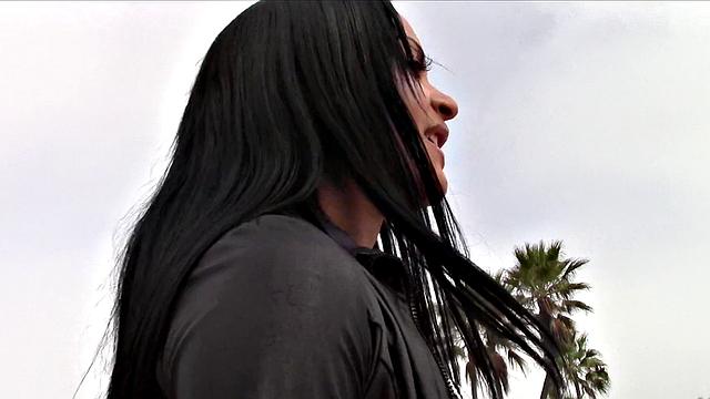 Public Agent nails a hotgyptian beauty in public and cums on her wet pussy