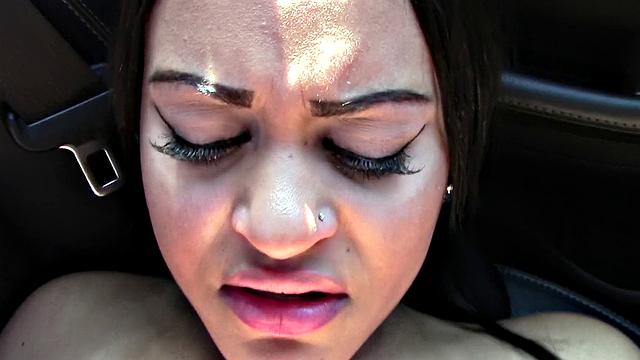 Public Agent nails a hotgyptian beauty in public and cums on her wet pussy