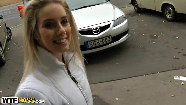 Hard fuck up blonde chick