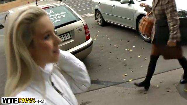 Hard fuck up blonde chick