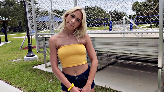 Khloe's A Perfect Model: A Doggy-Style Thong, Piercing, and Blowjob Adventure with a MILF