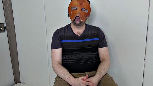 Ass and throat fucked sub waits on her master