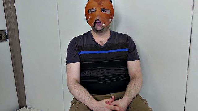 Ass and throat fucked sub waits on her master