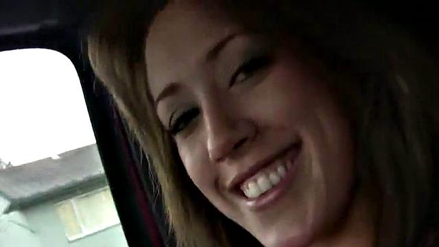 Naughty brunette teen playing