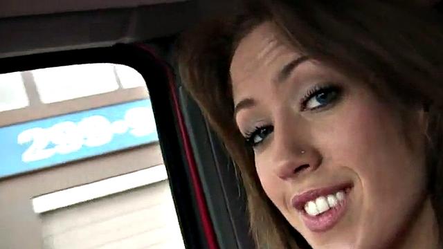 Naughty brunette teen playing