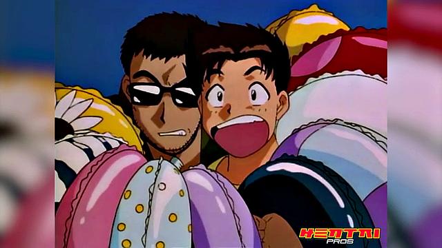 Две богини в откровенных купальниках охотятся за членом на пляже, а местная красотка устраивает минет на обочине дороги - борьба за горячего парня накаляется!