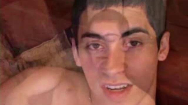 As this solo scene opens, Levi Davis is stroking his cock and inserting a slippery dildo. Levi works it long and hard, until he spills a warm load on his six pack and licks some up.