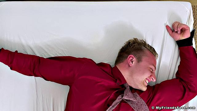 Ticklish Hunk JB Delivered and Pleasured - JB