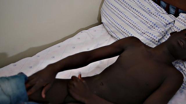 Solo Nubian 21yo petite twink from Africa jerks off