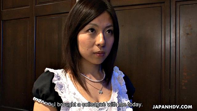 two cocks for a slutty Japanese darling