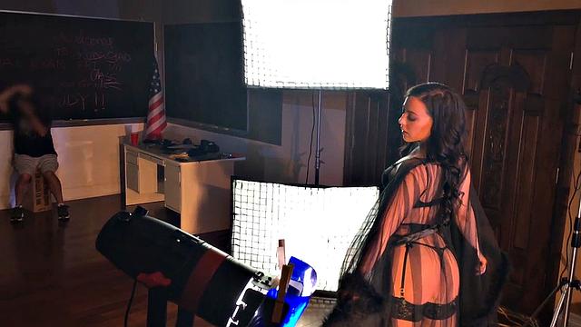 Raven Haired Whitney Wright Talks In An Exclusive BTS Interview