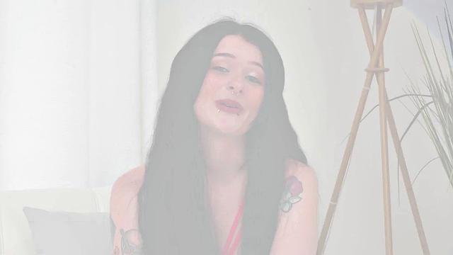 Alt babe sucking and gagging on cock after teasing