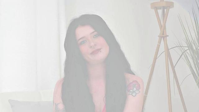 Alt babe sucking and gagging on cock after teasing