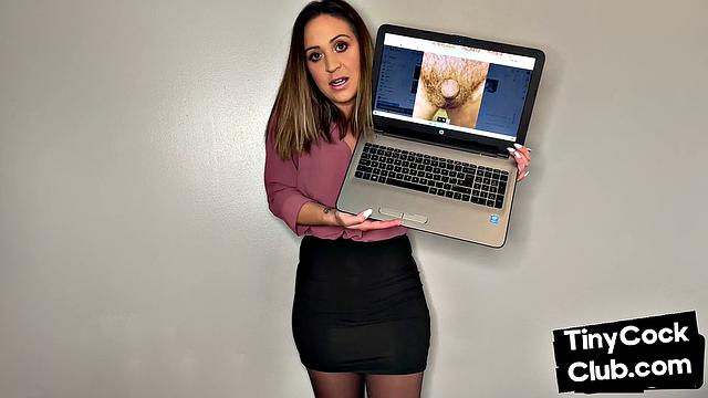 Femdom CFNM disgusted by small cocks from the tiny cock club