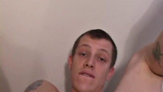 This time it's just Shane and an anal probing sex toy. Shane raises his knees to his shoulders and begins self-penetration pleasure. His cock hardens and he goes to town stroking it until he can't hold back any more and shoots his cum load.