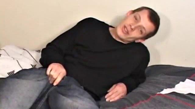 This time it's just Shane and an anal probing sex toy. Shane raises his knees to his shoulders and begins self-penetration pleasure. His cock hardens and he goes to town stroking it until he can't hold back any more and shoots his cum load.