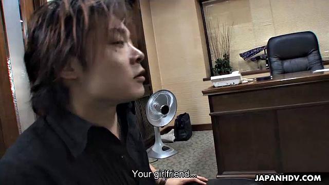 Misaki Aiba gets her bush pounded hard