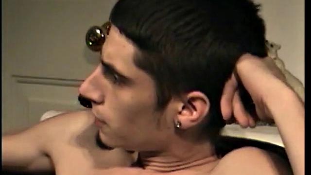 straight guy Cory gets a quick bj from another man
