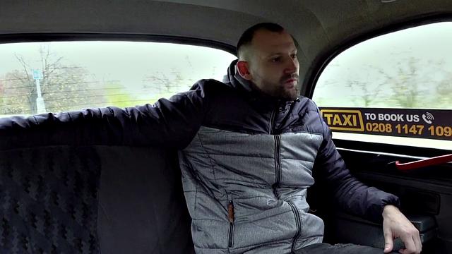 European cabbie sucking and riding hard dick