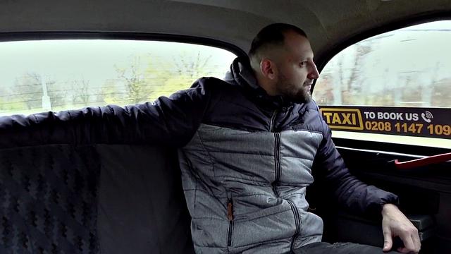 European cabbie sucking and riding hard dick