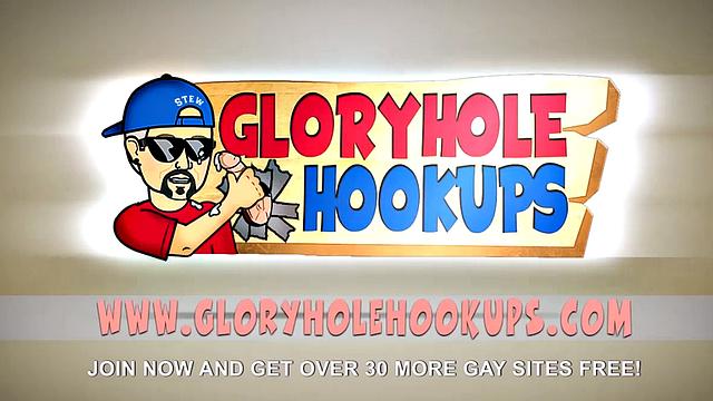 New Guy Finds Gloryhole Fun