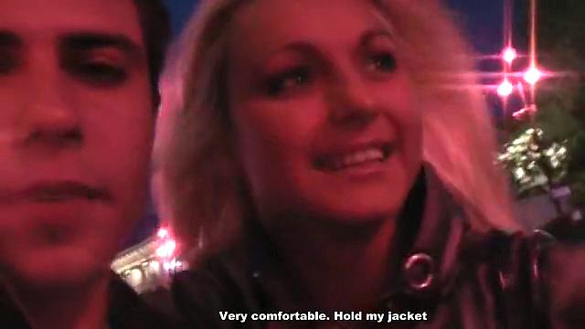 Public Se xWith Gf In Fishnets