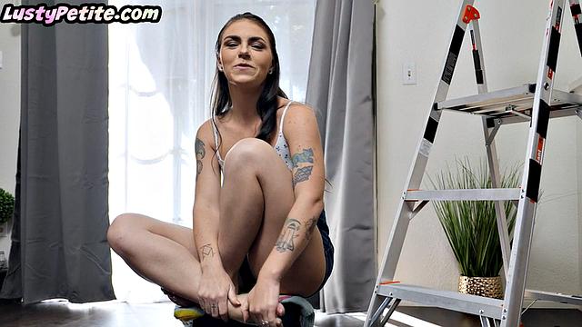 Tattooed smalltits bae deepthroating