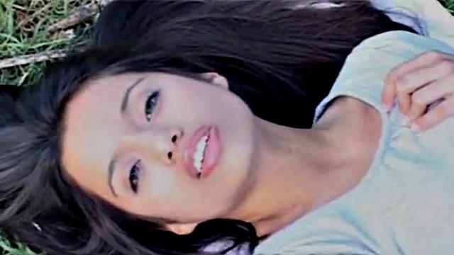 Little Lupe rubbing and fingering her pussy