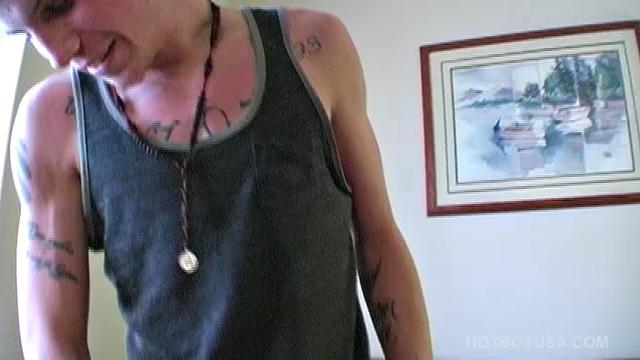 Robbie Callahan is a 19 year old bundle of energy from Dallas, Texas. He's a bad boy with gorgeous green eyes, and an appetizing 7-inch dick. Enjoy as this hot babe gets naked and strokes out his cum load for us.