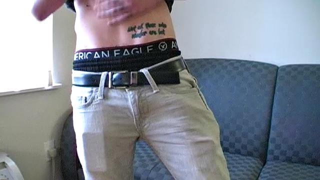 Robbie Callahan is a 19 year old bundle of energy from Dallas, Texas. He's a bad boy with gorgeous green eyes, and an appetizing 7-inch dick. Enjoy as this hot babe gets naked and strokes out his cum load for us.