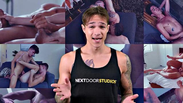 Twink Uses Stepbro's Dick As Practice - NextDoorTaboo