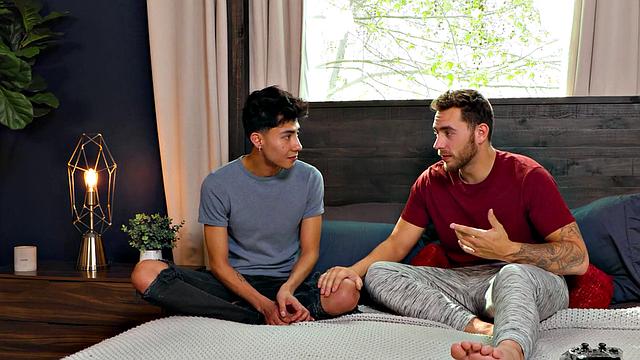 Twink Uses Stepbro's Dick As Practice - NextDoorTaboo