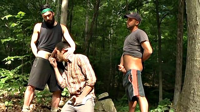 Anal Action In the Forest - Rich Kelly, Dale Cooper & Zack Taylor