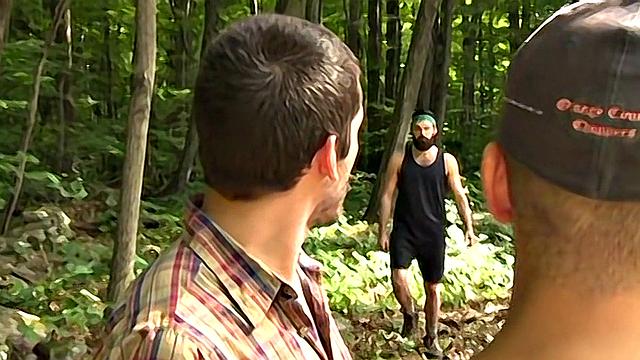 Anal Action In the Forest - Rich Kelly, Dale Cooper & Zack Taylor