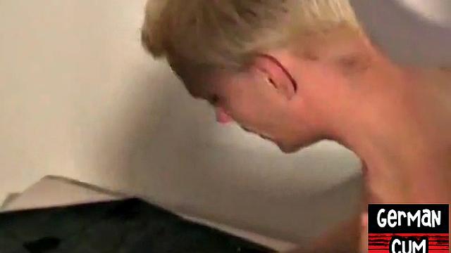 German blond stud barebacked by BF till cumshot