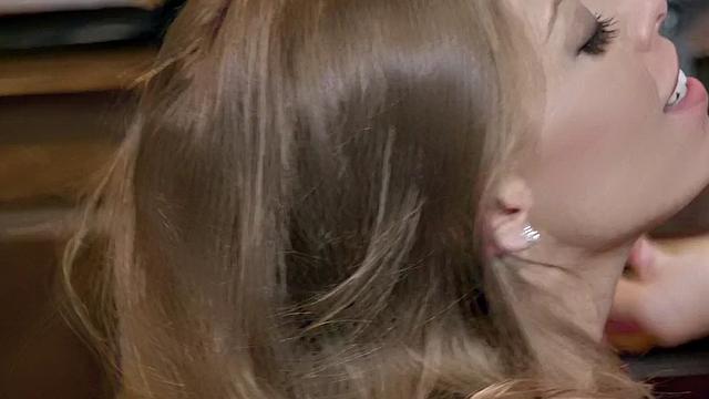 Lesbian secretary pussylicking boss