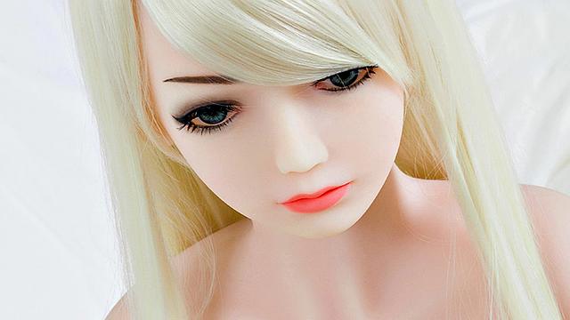 Blonde Mini Love Doll with hot big tits for Doggystyle