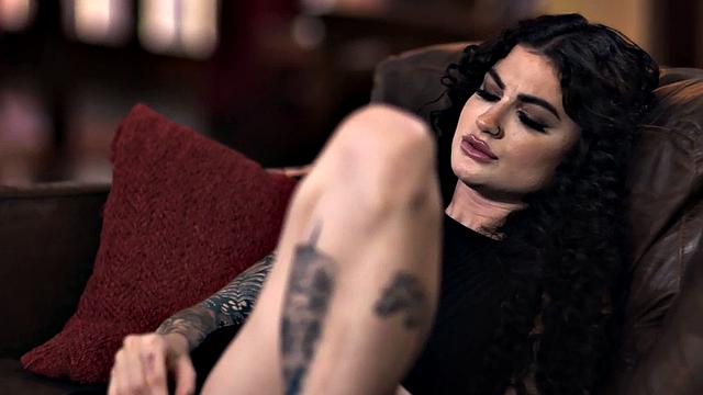 IR tattooed GF caught masturbating and fucked by Black BF