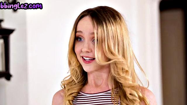 21yo perv slut gets spanked before pussy eating in threesome