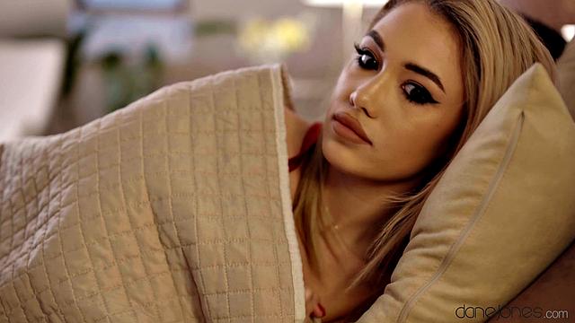 Blonde teen fucks a total stranger