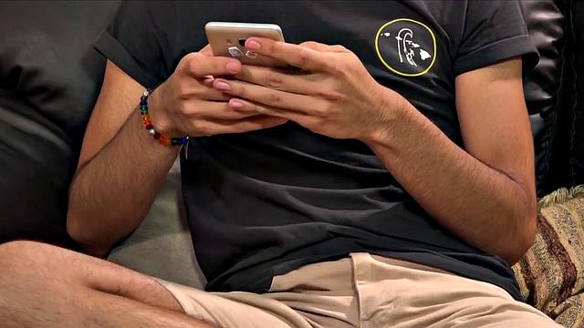 Seated next to each other, it isn't long before Enzo Mayer has David Andrew's stiff dick in hand. Enzo goes down on him and an oral exchange follows that works its way into a 69.