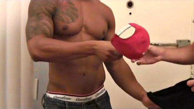 Hung Latinos Afonso Oliviera and Manoel Leitao are hanging out when a hand gets things started, and they are soon stripping. Between the muscles, ink and big uncut cocks, there's a lot to enjoy as these two quickly get naked.