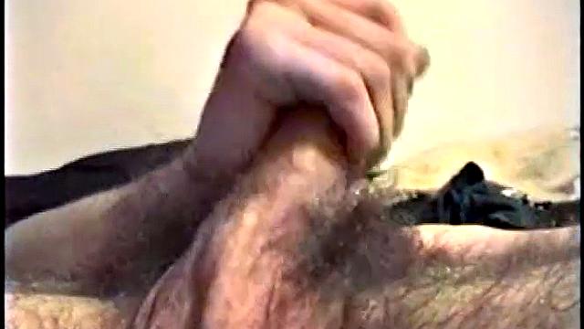 Putting his hairy ass and balls in our face, Nate gets himself hard, with a little help from some porn magazines. The young man kneels over his porn, and a box, with a pillow tucked between his legs.