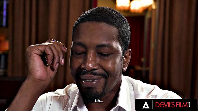 DEVILS FILM - Petite Lesbian Girl Wants Her Pussy Pounded By Huge Cock