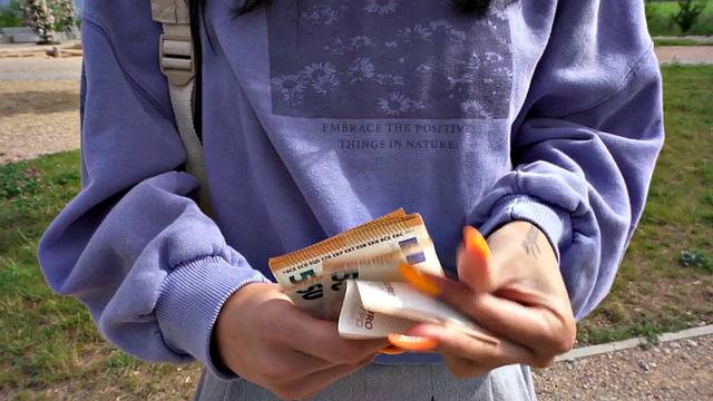 Euro public tattooed babe picked up and pounded outdoors