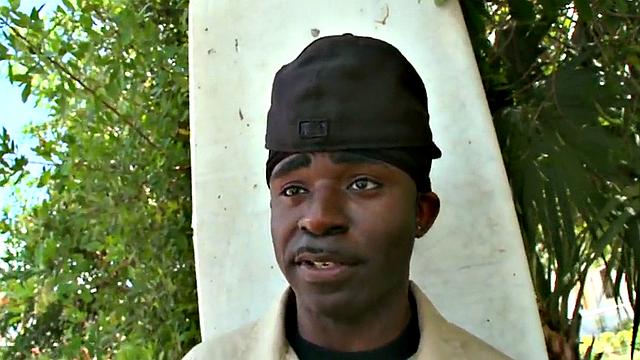 Black thug picked up and assfucked outdoors in public