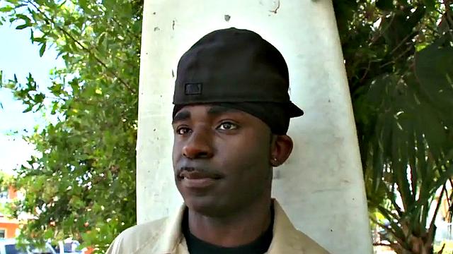 Black thug picked up and assfucked outdoors in public